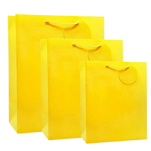 Picture of GIFT BAGS YELLOW